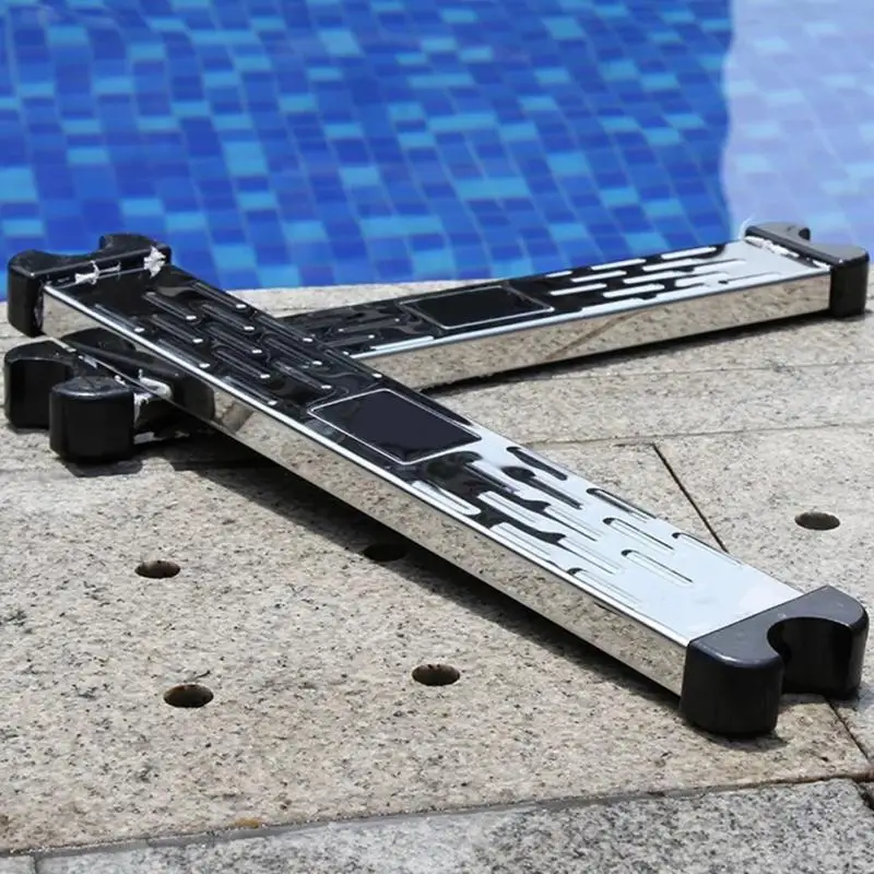 

Swimming Pool Stainless Steel Ladder Pedal Ladder Swimming Pool Non-slip Standard Accessories with Screw Ladder Replacement Tool