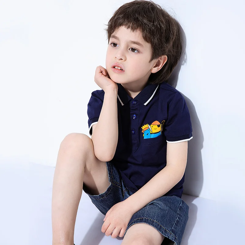 Pioneer kids/Новинка футболка поло с короткими рукавами для мальчиков брендовая