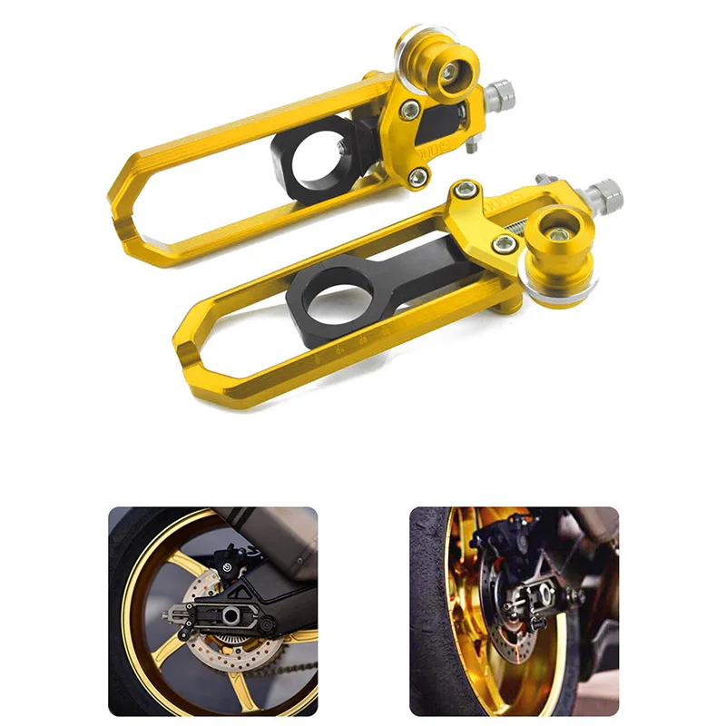 

Motorcycle Chain Adjusters Tensioner Catena with Spool For BMW S1000R S1000RR HP4 2009 2010 2011 2012 2013 2014 2015 2016 2017