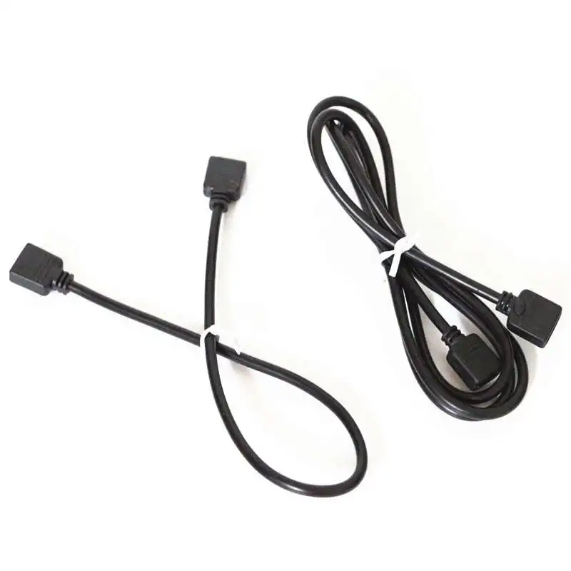 

30cm/100cm Black Color 4pin Extension Cable 4 Pin 0.3m/1m Female LED Connector Cord Extend Wire for 2835 3528 5050 RGB LED Strip