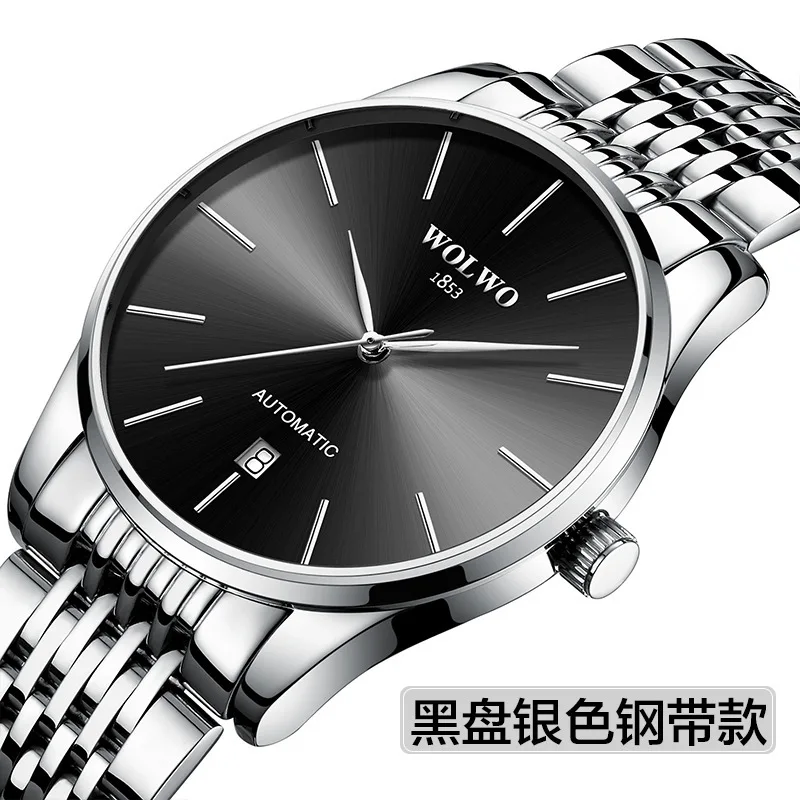 

Warrenwal Wrist Watch Male Surface Mechanics Sheet Steel Man Waterproof Ultrathin Business Affairs Surface Element