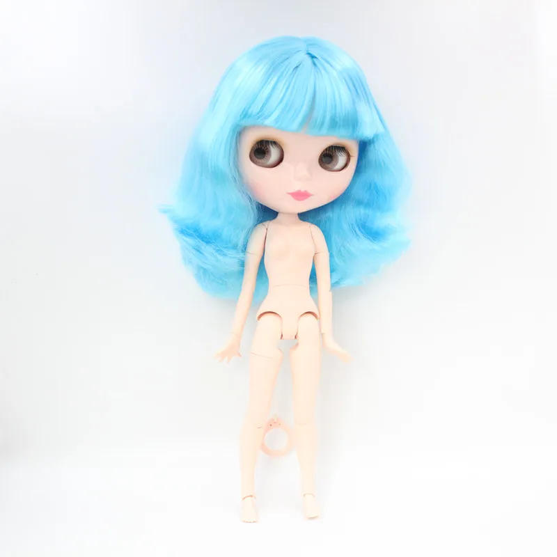 

Free Shipping big discount RBL-657J DIY Nude Blyth doll birthday gift for girl 4color big eye doll with beautiful Hair cute toy