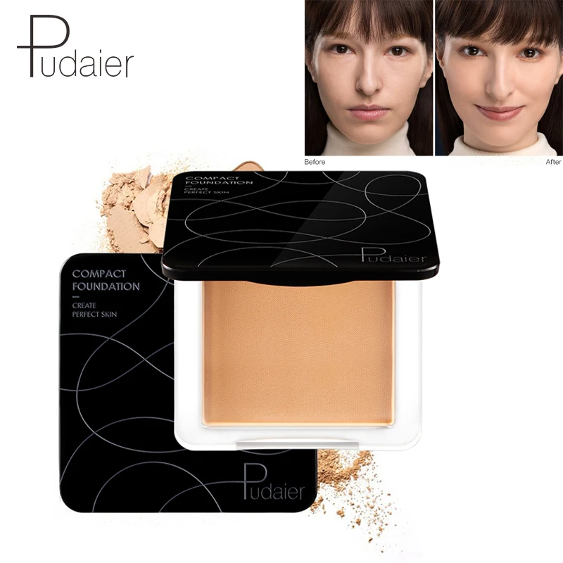 

Pudaier Lasting 24 Hours Waterproof Powder Palette Cosmetics Pressed Bronzer Powder Moisturizer Base Face Oil-control 20 Colors