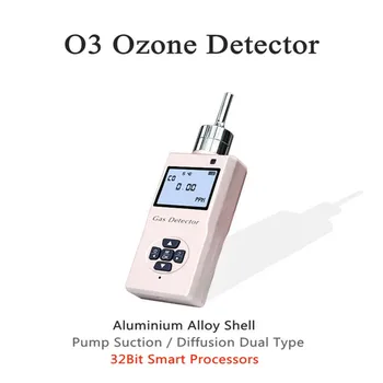

Portable O3 Ozone Photoion Gas Detector Pump Suction Gas Detection Metal Shell Gas Air Detector Low Power O3 Detector Sensor