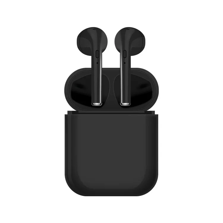 I16 TWS беспроводные наушники Bluetooth 5,0, стерео бинауральные наушники для iphone, samsung, huawei, XiaoMi - Цвет: Черный