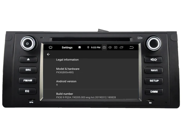 Sale Quad-Core Android 9.0 CAR DVD Player For BMW E39/M5(1995-2003)/X5,E53(2000-2007) car multimedia AUTO support DVR WIFI DAB OBD 3