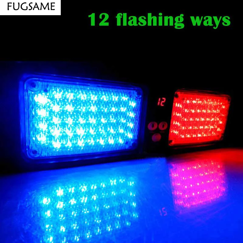 FUGSAME Super Bright Car Truck Emergency 86 Led car strobe light