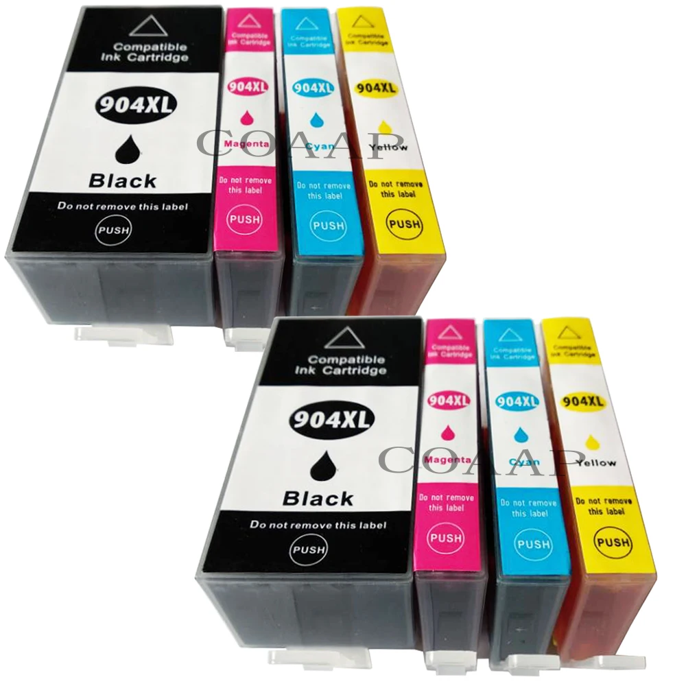 Cartucho de tinta para impresora HP 904 XL, Compatible con OfficeJet Pro  6960 6970, con chip, 8 Uds.|Cartuchos de tinta| - AliExpress