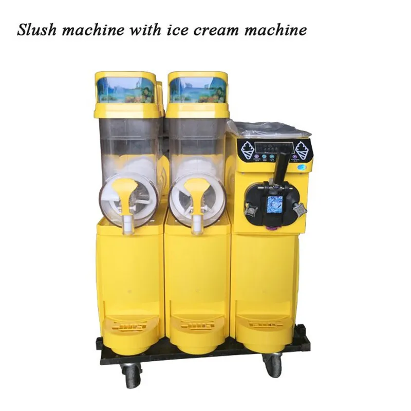 30L slush ice cream machine double tank soft ice cream making machine