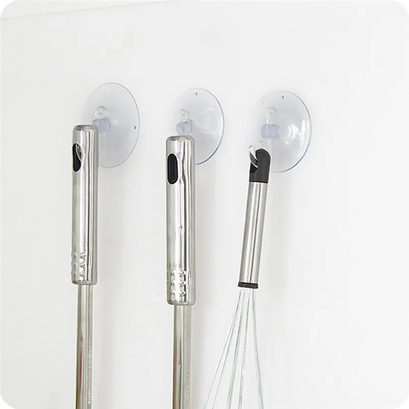 40pcs Window Clear Suction Cup Sucker Hooks Clothes Coat Metal Hanging Hook Holder for Fairy Lights net Lights Holder #3d10 (3)