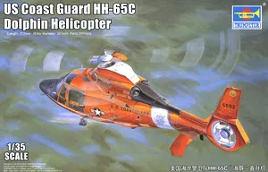 Trumpeter масштаб 1/35 модель 05107 американская Береговая охрана HH-65C дельфины