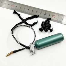 1/6 Scale M013 Navy Seal K9 HALO OXygen Bottle and Masks Set Models for 12''Action Figures Bodies Accessories 1 6 the navy seal cqb combat tactical clothes set for 12 bodies