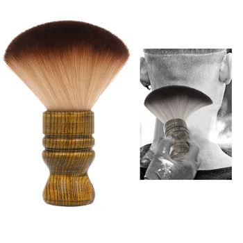 

Professional Makeup Brush Salon Hair Comb Soft Neck Hair Cleaning Brush Barber Grooming Shaving Sweeping Brush Styling Tool