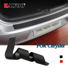 KAWOO Para Chrysler Crossfire Voyager Sebring PT Cruiser Retaguardia Parachoques De Goma Proteger Cubierta de Umbral Mat Pad Car Styling