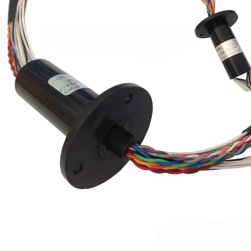 1PC 24 Channels 2A Mini Conductive Slip Ring Round Cap Type Collecting