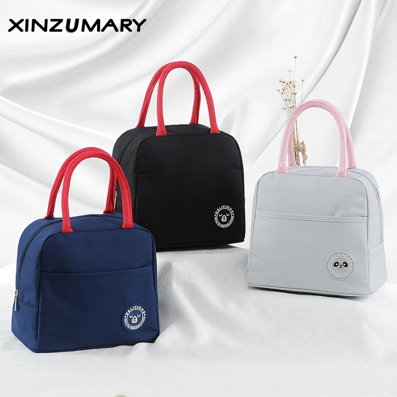 

2019 New Practical Small Portable Ice Bags 4 Color Waterproof Cooler Bag Lunch Leisure Picnic Packet Bento Box Food Thermal Bag