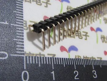 

Free shipping 50pcs Pitch 2.54MM / single row curved needle / 1 * 40P