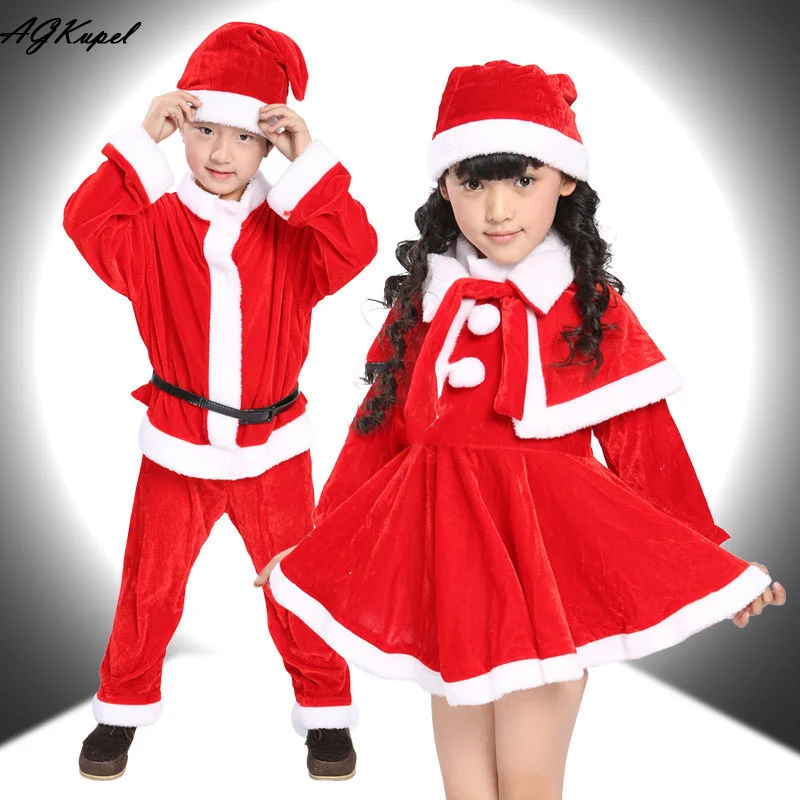 

2016 New Christmas Baby Romper Boy Girl Xmas Sets Children Christmas Dress Kid Santa Claus Costume Children's Christmas Suit