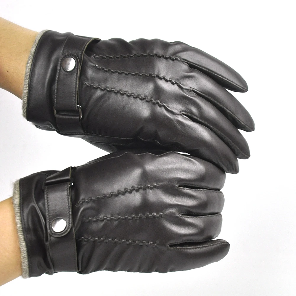 Buy Men's Touch Screen Winter Driving Gloves Genuine