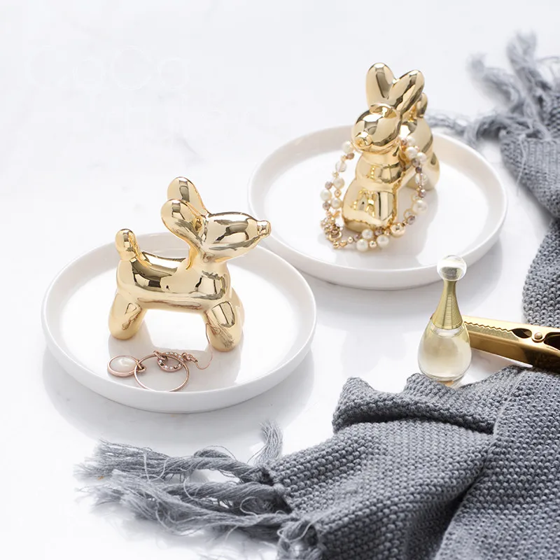 16  Ceramic jewelry dish             (6)