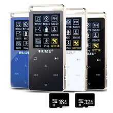 RUIZU D01 Bluetooth MP4 плеер 8 ГБ Сенсорный экран 1,8 дюймов Диктофон FM Электронная книга видео USB MP4 музыкальный плеер звук