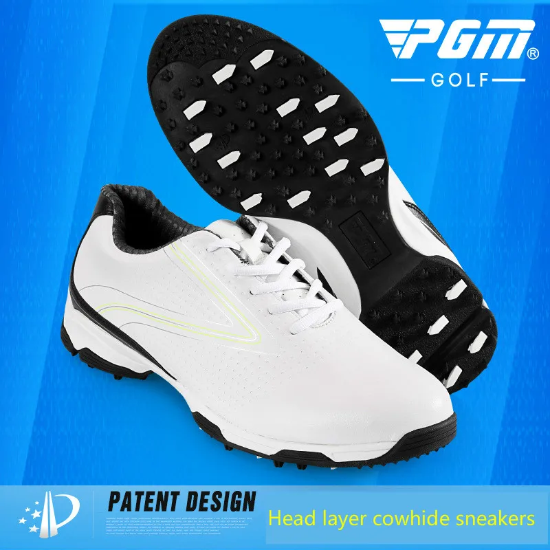 2018 PGM جولف عالي الجودة أحذية الرجال الغولف حذاء رياضة للماء تنفس رياضية للرجال جلد البقر أحذية رياضية زائد الحجم