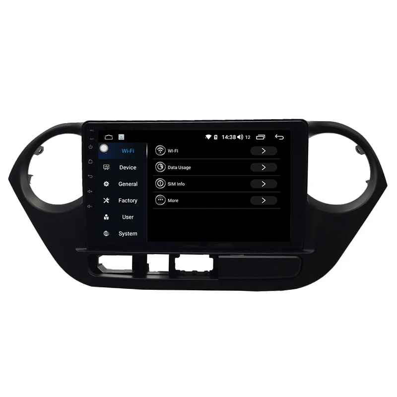 Clearance I10 Android 9.0 8-core radio 1 din car stereo navigation for Hyundai i10 2014-2017 5
