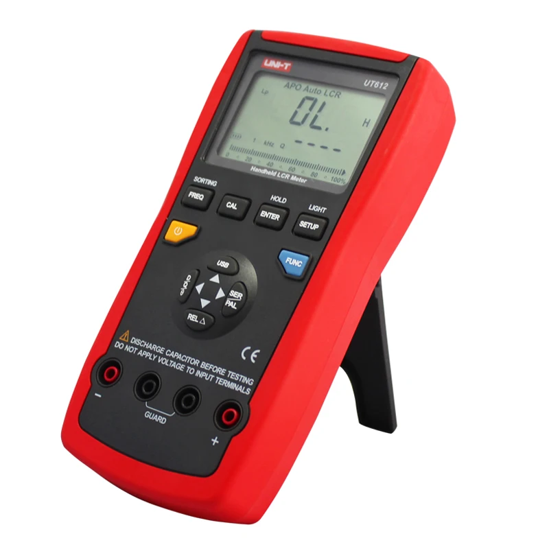 

UNI-T UT612 LCR Inductance Meters USB Interface Capacitance DIY Tools Resistance Phase Angle Multimeters Matching Frequency Test