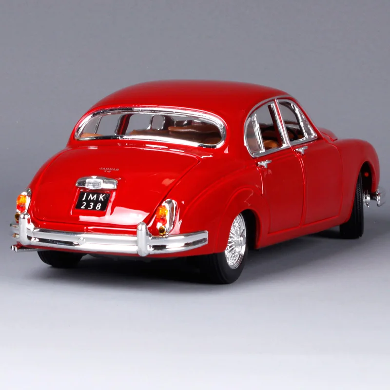 Bburago 1:18 1959 jaguar mark 2 red car diecast Классическая модель автомобиля авто старая версия для