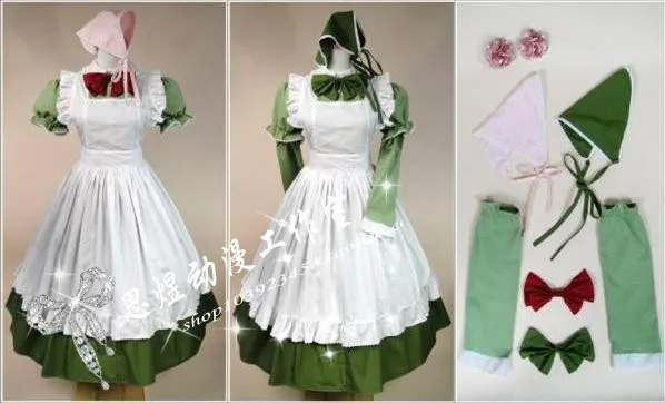 

Anime APH Maid Apron Dress Axis Powers Hetalia Hungary Cosplay Costume(one dress can be as two dresses)