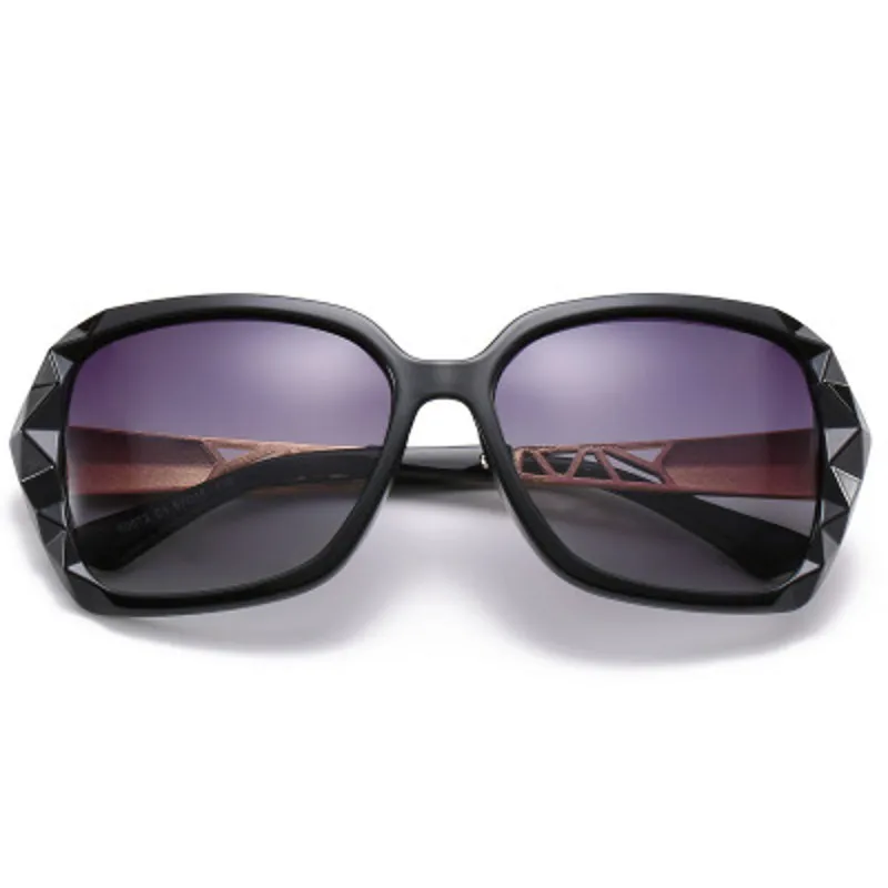 JASPEER женские поляризационные солнцезащитные очки Квадратные Солнцезащитные очки женские изысканные вождения UV400 градиентные очки