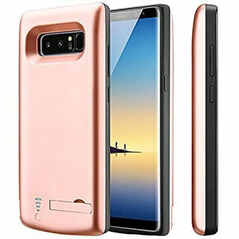 

5000mah Rechargeable Extended Battery Charging Case for Samsung Galaxy Note 8 9 10 Backup Power Bank Case with S-Pen Hole