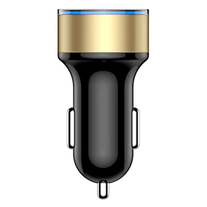Автомобильное зарядное устройство 5 В 3.1A с светодиодный дисплеем универсальное двойное Usb Автомобильное зарядное устройство для Xiaomi samsung S8 iPhone X 8 Plus планшет и т. д