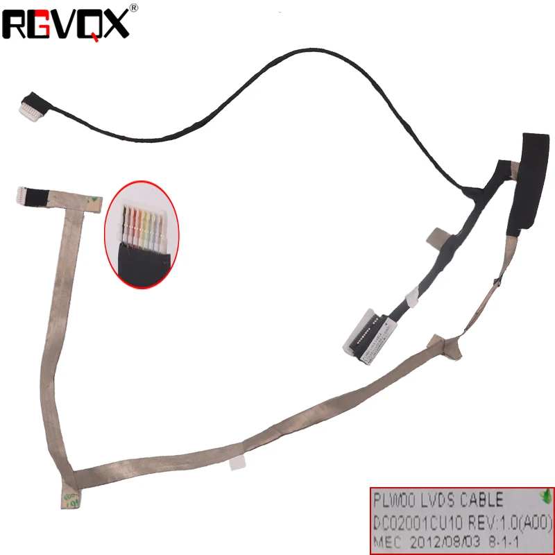 Новый кабель для ноутбука Dell XPS 14z L412z JYF5Y оригинальный PN: DC02001CU10 0NRNR ноутбук ЖК LVDS |