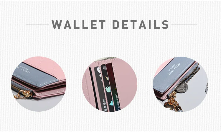 PU Leather,wallet female,wallet female women zipper,Fashion,Casual,Vintage,Black,Red,Brown,Blue,Pink wallet female leather (3)