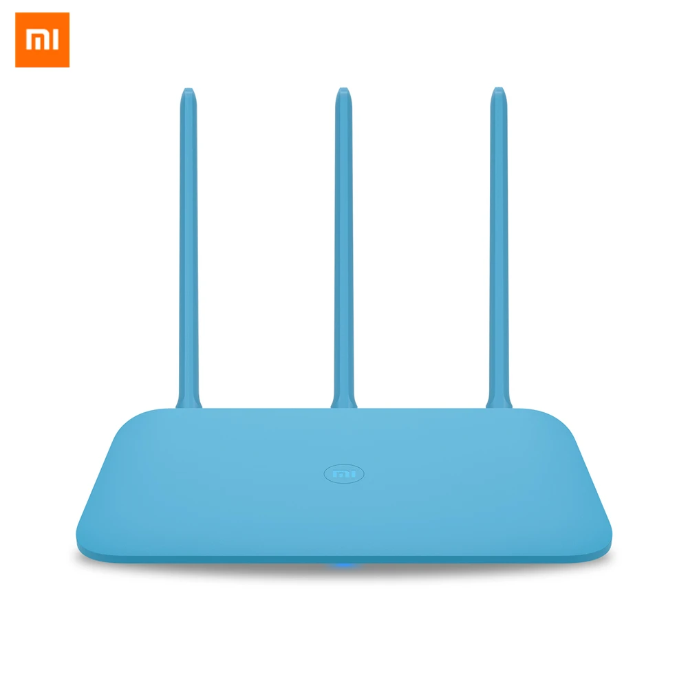 

Original Xiaomi Router 4Q Blue Wireless 2.4G 450Mbps 3 Antenna Wifi Single Wide Coverage MiNET Fast Connect Smart Mi Wifi APP