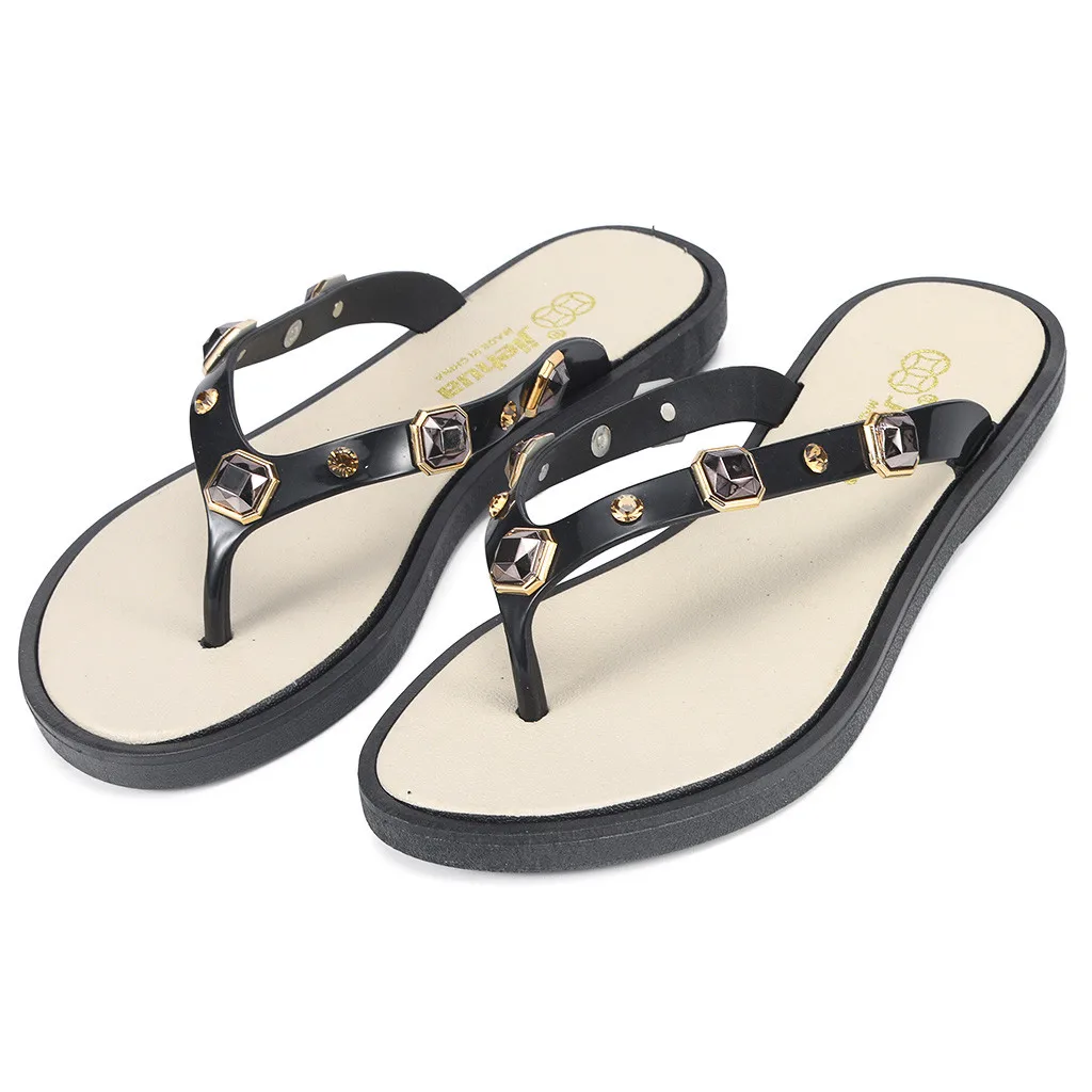 

Casual Wear Beach Women's Slippers Summer Ladies Fashion Comfortable Flip-Flops Non-Slip Slippers Shoes zapatos de mujer