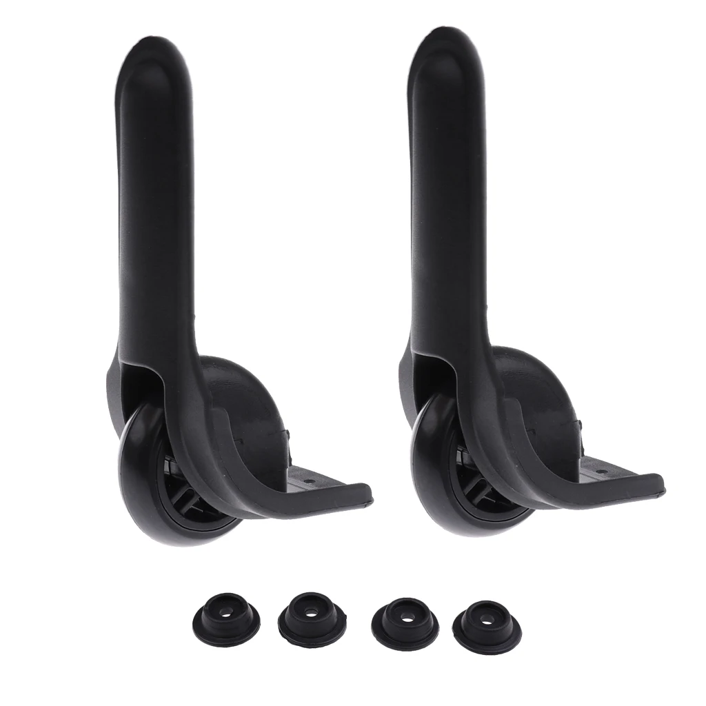 

Couple of Luggage Repair Caster Wheels Replacement DIY Repair Tool for Suitcase Luggage Box Black D011