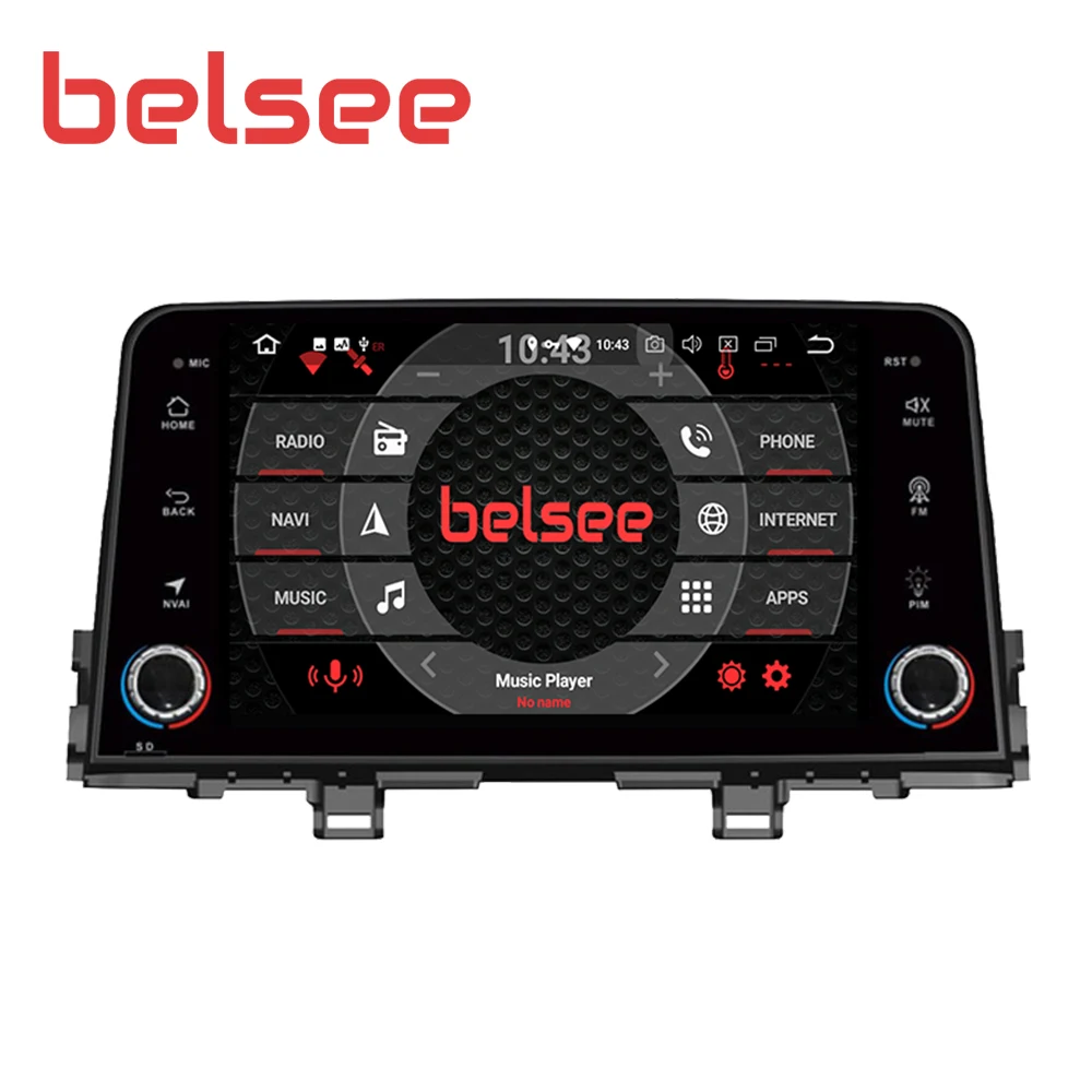 Belsee 1280*720 экран Android 9 0 для Kia Morning Picanto Autoradio Sat Bluetooth навигация GPS автомобильное