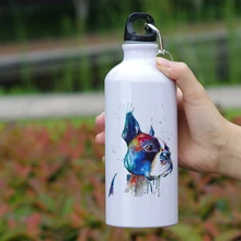 

Cute Dogs Design Themed Water Bottle with Carabiner for Cycling Bicycle Riding Camping Hunting Camping Survival Bivouac Fishing