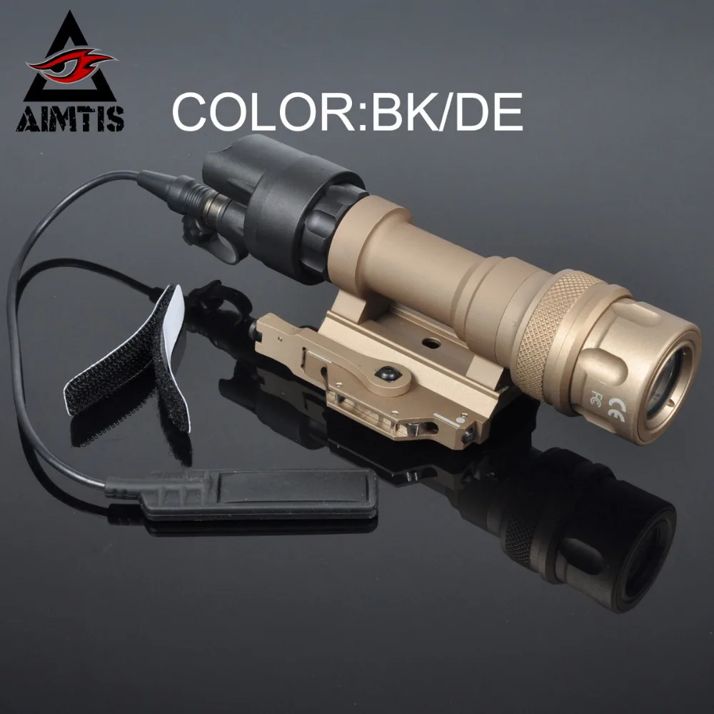 AIMTIS M952 Тактический ИК-светильник Пикатинни QD крепление СВЕТОДИОДНЫЙ светильник для оружия охотничий скаутский фонарик постоянный Мгновенный Белый выход