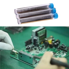 3 шт./лот 0,3 мм 0,4 мм 0,5 мм Портативный оловянный провод ручка серебряный Проволочный припой для мобильного телефона инструменты для ремонта