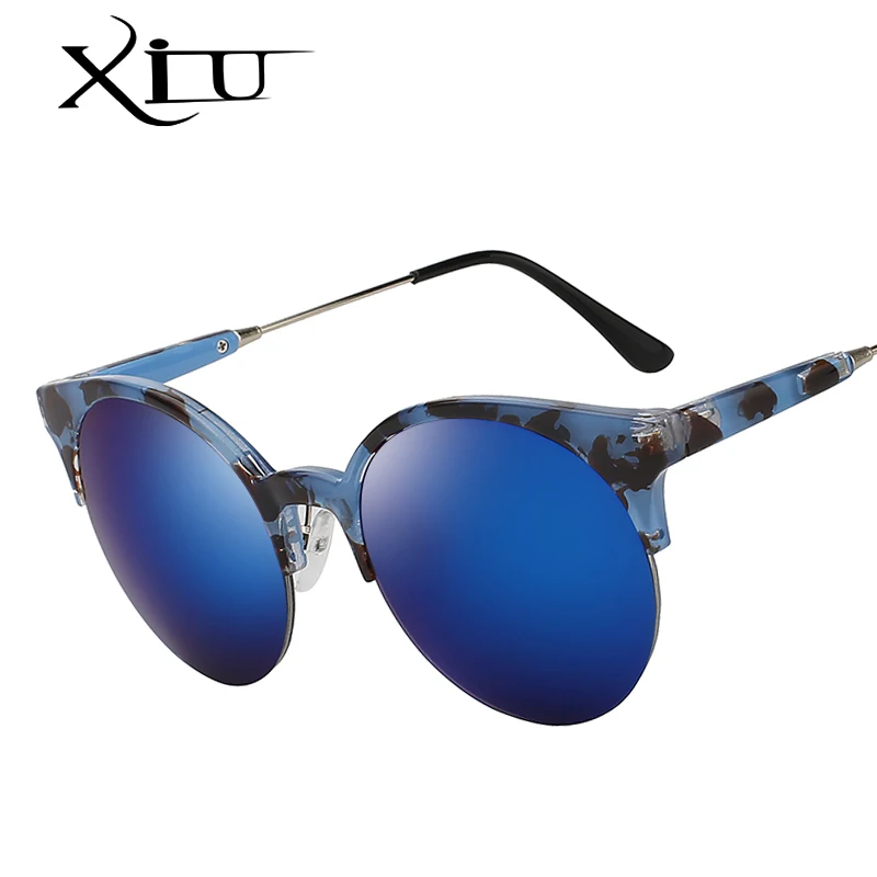 

XIU Cateye Sunglasses Women Brand Design Eyewear Sexy Fashion Summer Sun glasses Vintage Oculos De Sol UV400