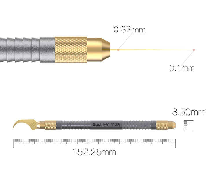 Многофункциональный инструмент Qianli 007 008 009 010 керамический нож cpu IC для удаления клея нож тонкое лезвие для телефона инструмент для ремонта материнской платы