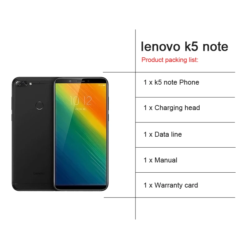 Lenovo K9 Note SmartPhone Rear Camera 16MP Front Camera 8.0MP Snapdragon 450 Octa-Core 3760mAh fingerprint 4GB+64GB OTG Lenovo K9 Note SmartPhone Rear Camera 16MP Front Camera 8.0MP Snapdragon 450 Octa-Core 3760mAh fingerprint 4GB+64GB OTG
