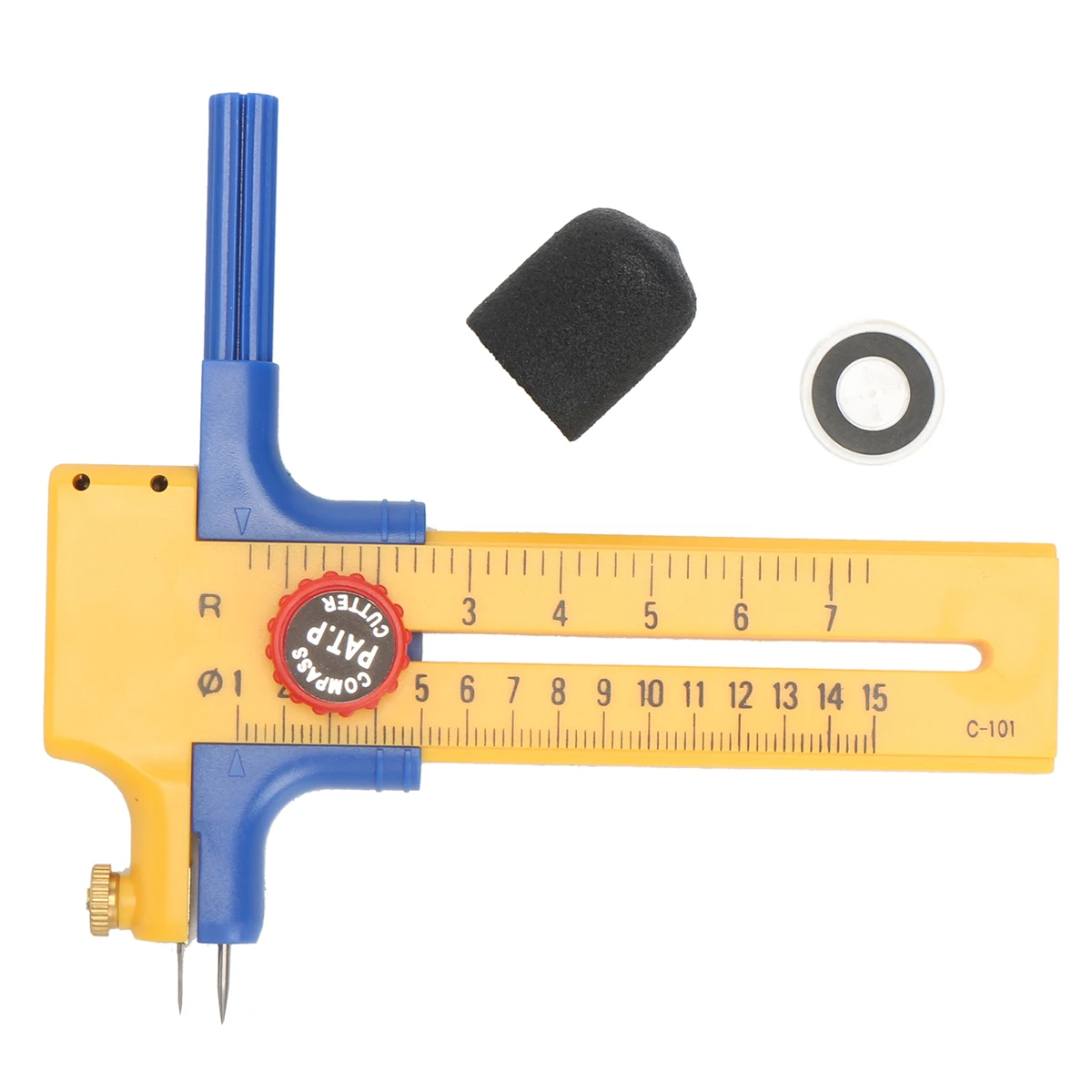 10 мм 150 Compas s Circle Cutter круглый режущий нож Регулируемый резиновый инструмент для
