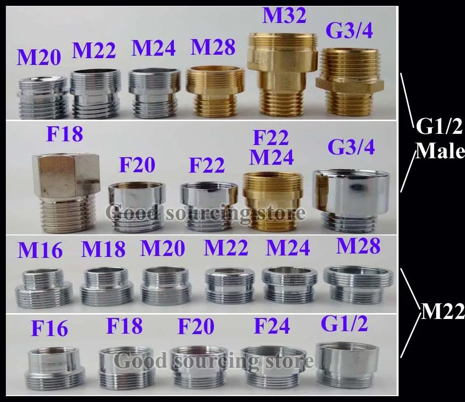 16 18 20 22 24 мм G3/4 G1/2 кухонный очиститель воды кран аэратор адаптер, очиститель воды аксессуары