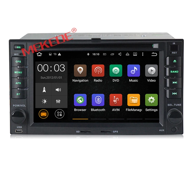 Pure Android 7 1 font b Car b font stereo head unit navigation GPS DVD player