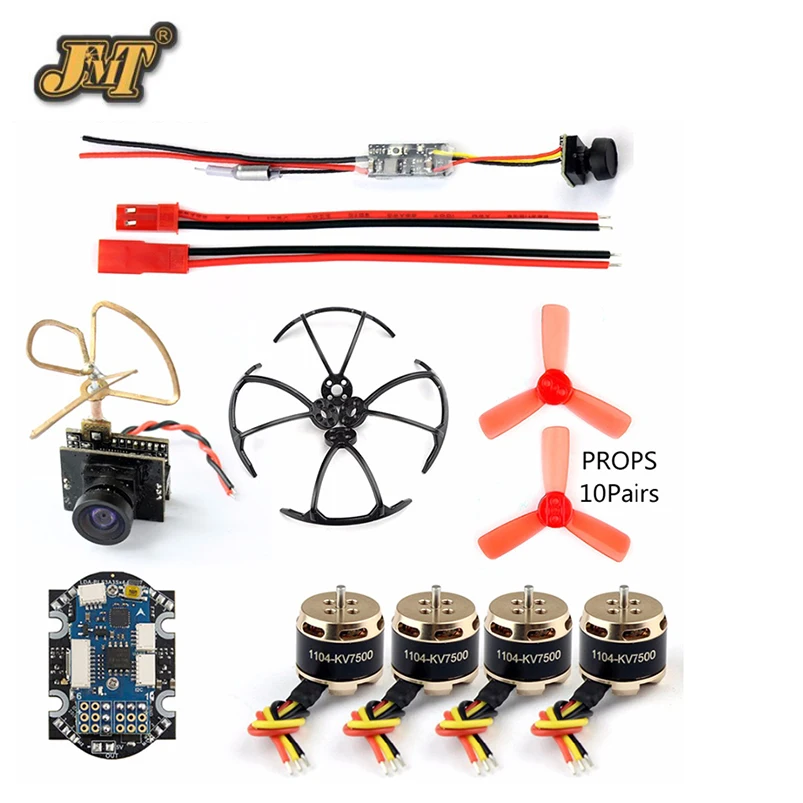

DIY 4 Axis Mini Quadcopter Accessory Brushless Motor 4in1 F3 Flight Controller with ESC for RC Racer Drone with 25mw Camera TX