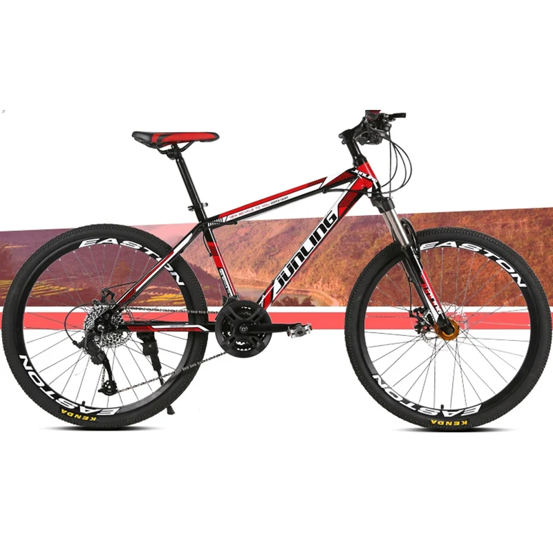 Perfect high quality carbon steel material 24 speed 21 inch Straight handlebar bicycle supplier wheel mountain bike 1